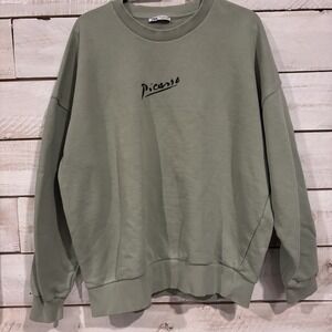 Zara Unisex 100% Cotton Picasso's Signature Collaboration Sweatshirt XL